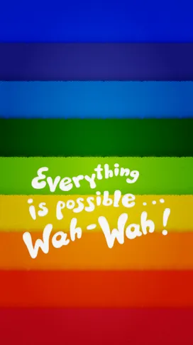 Everything is possible... rainbow mobile wallpaper