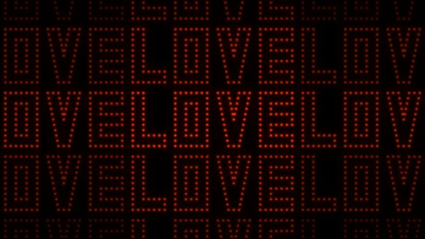 Fading LOVE 5k desktop wallpaper